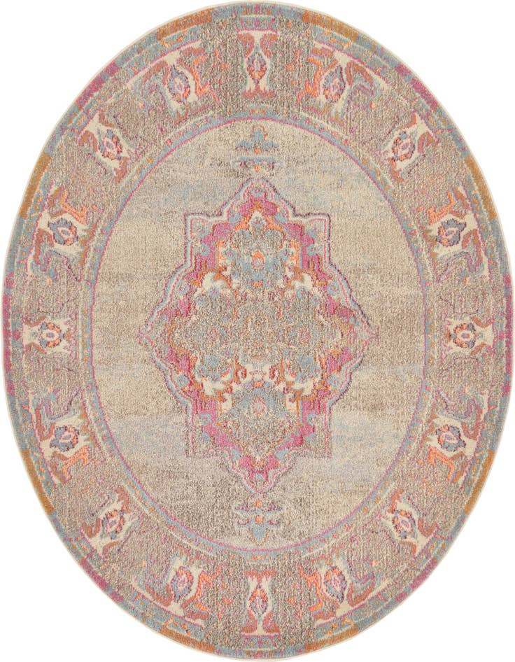 Detail image of 6' x 6' Washable Palazzo Round Rug