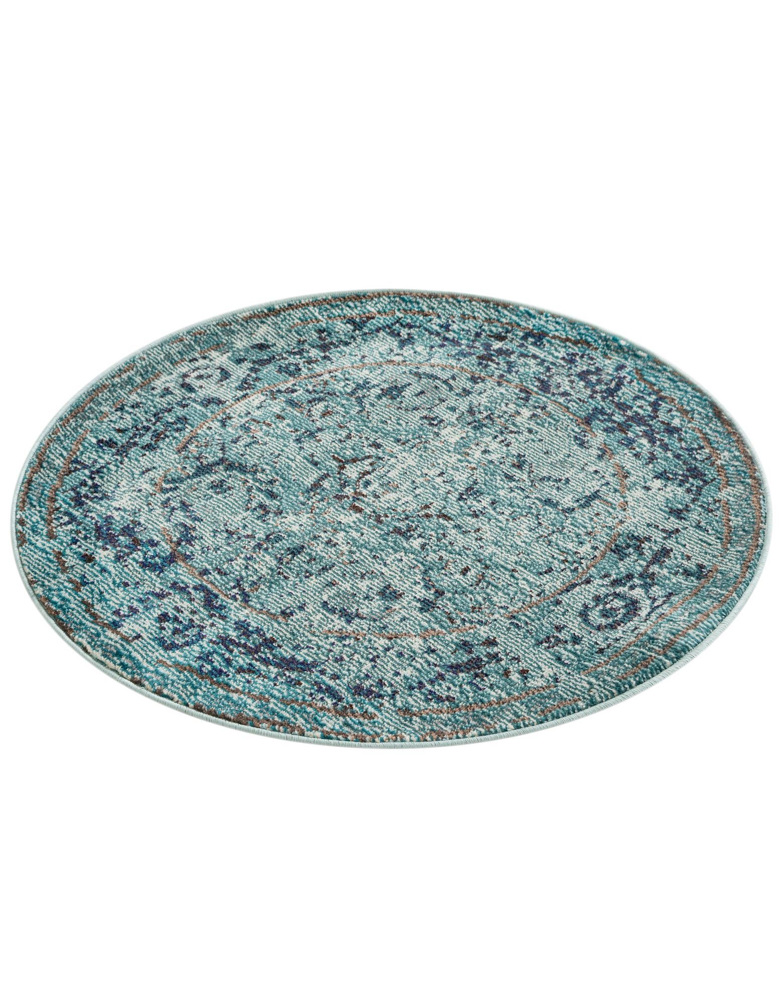 3' 3 x 3' 3 Washable Palazzo Round Rug