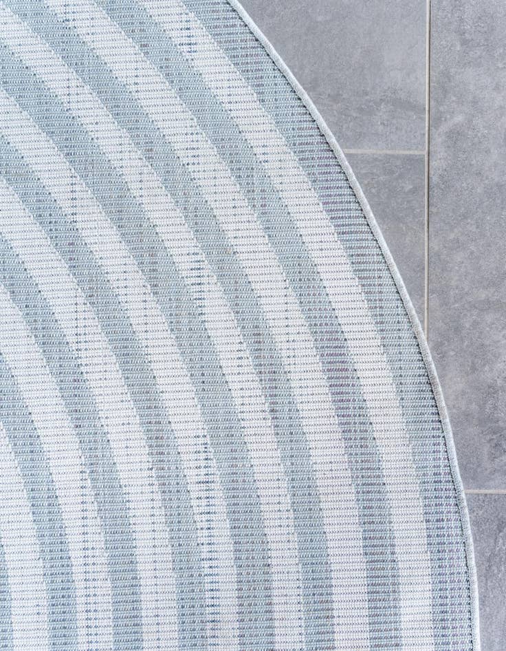 Detail image of 8' x 8' Easy-Clean Sabrina Soto Prescott Indoor / Outdoor Round Rug