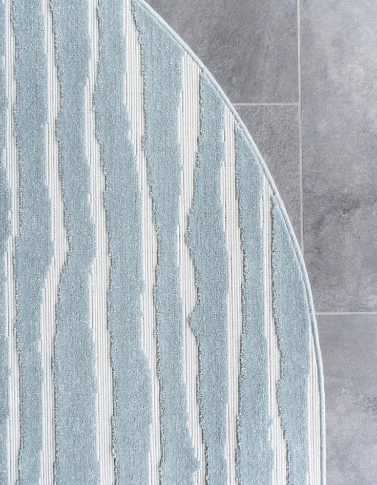 Detail image of 8' x 8'  Washable Sabrina Soto Ola Indoor / Outdoor Round Rug