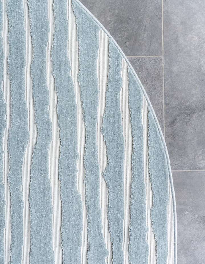 8' x 8' Easy-Clean Sabrina Soto Ola Indoor / Outdoor Round Rug