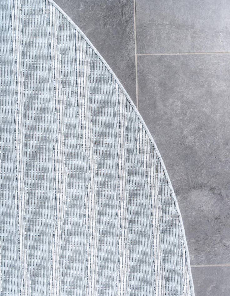 Detail image of 8' x 8'  Washable Sabrina Soto Ola Indoor / Outdoor Round Rug