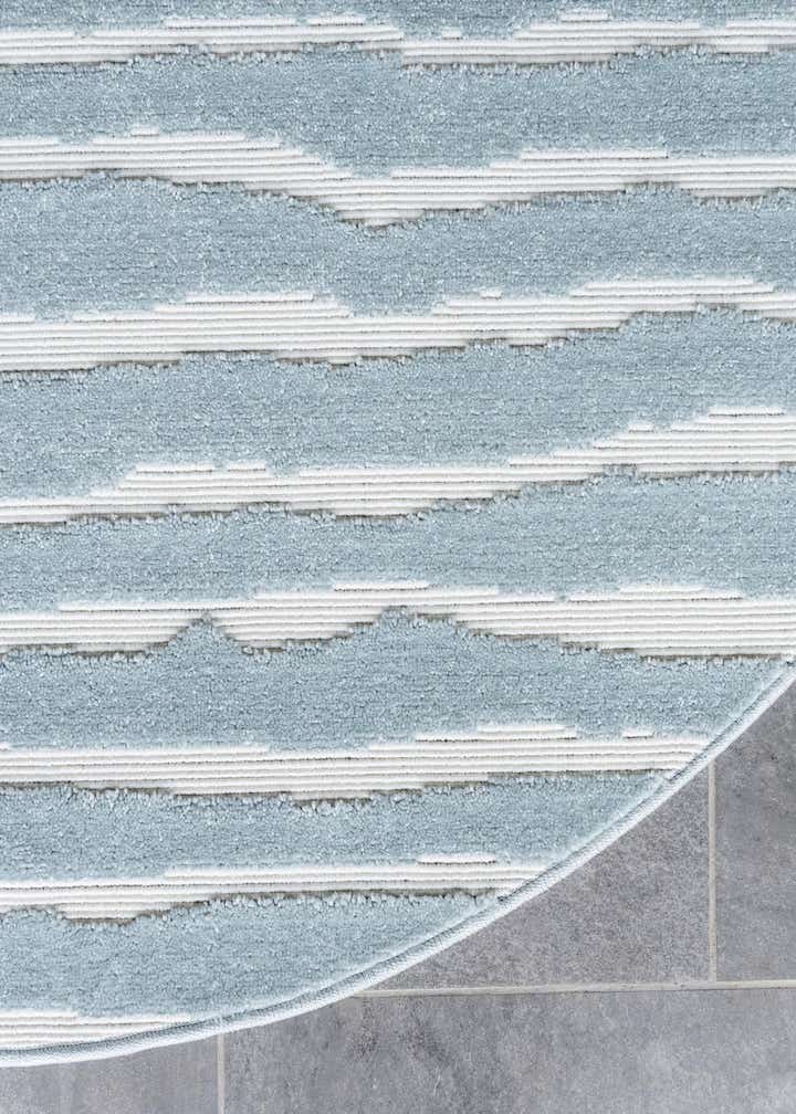 8' x 8' Easy-Clean Sabrina Soto Ola Indoor / Outdoor Round Rug