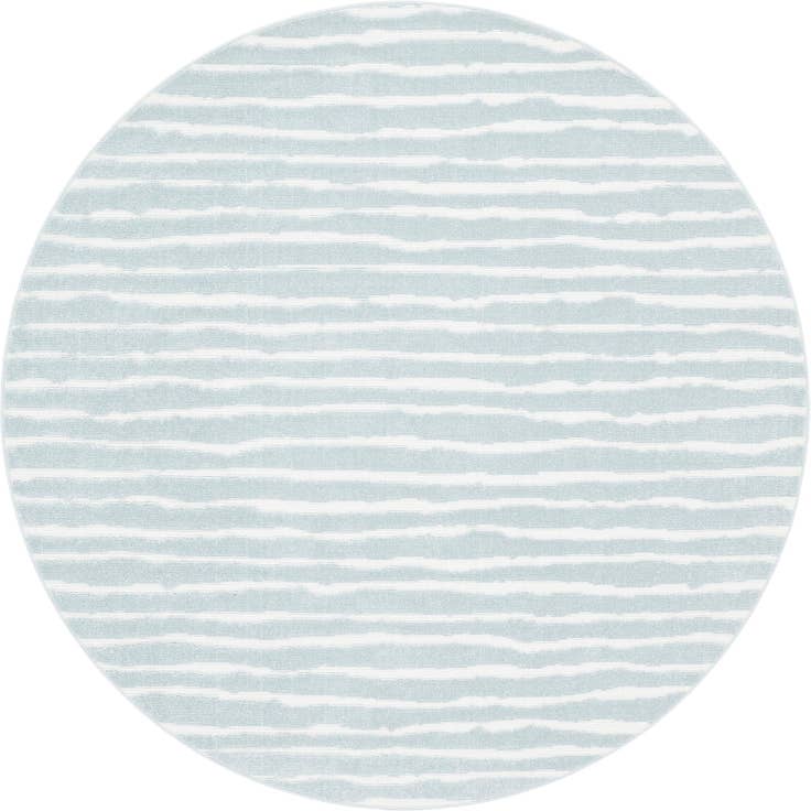 Detail image of 8' x 8' Easy-Clean Sabrina Soto Ola Indoor / Outdoor Round Rug