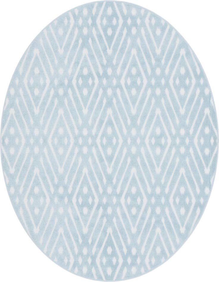 Detail image of 8' x 8' Easy-Clean Sabrina Soto Ella Indoor / Outdoor Round Rug