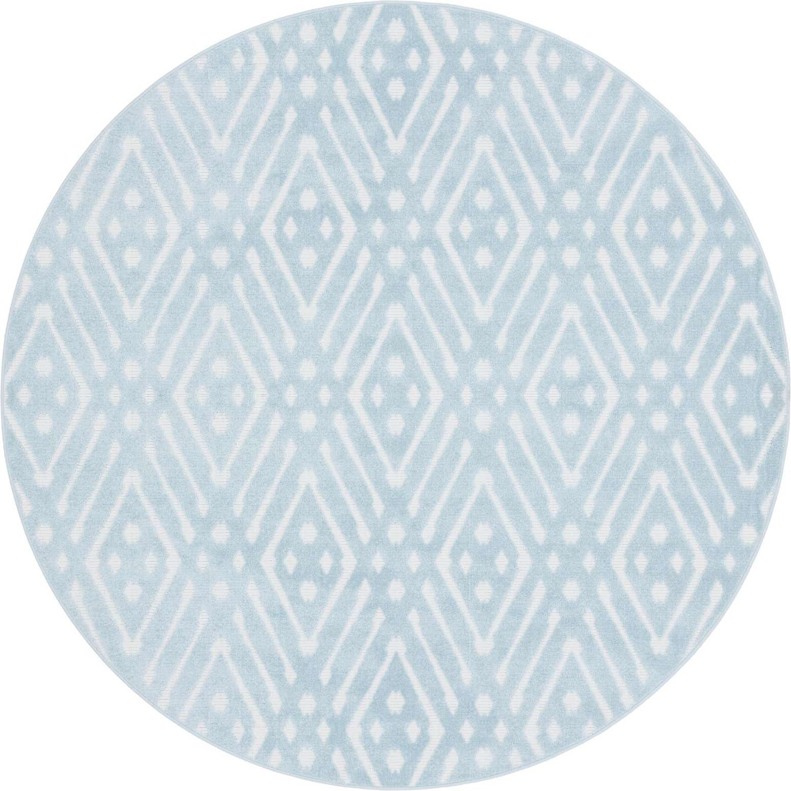 8' x 8' Easy-Clean Sabrina Soto Ella Indoor / Outdoor Round Rug