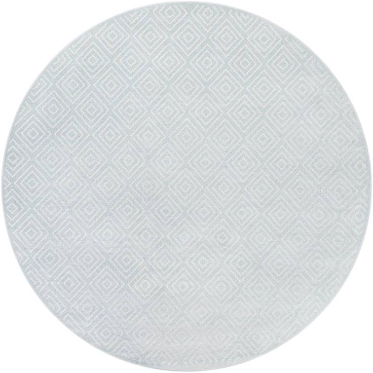 Detail image of 10' x 10' Easy-Clean Sabrina Soto Indoor / Outdoor Round Rug