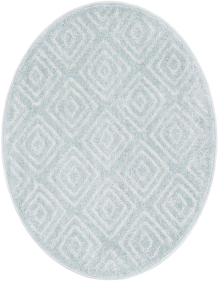 Detail image of 3' x 3' Easy-Clean Sabrina Soto Indoor / Outdoor Round Rug