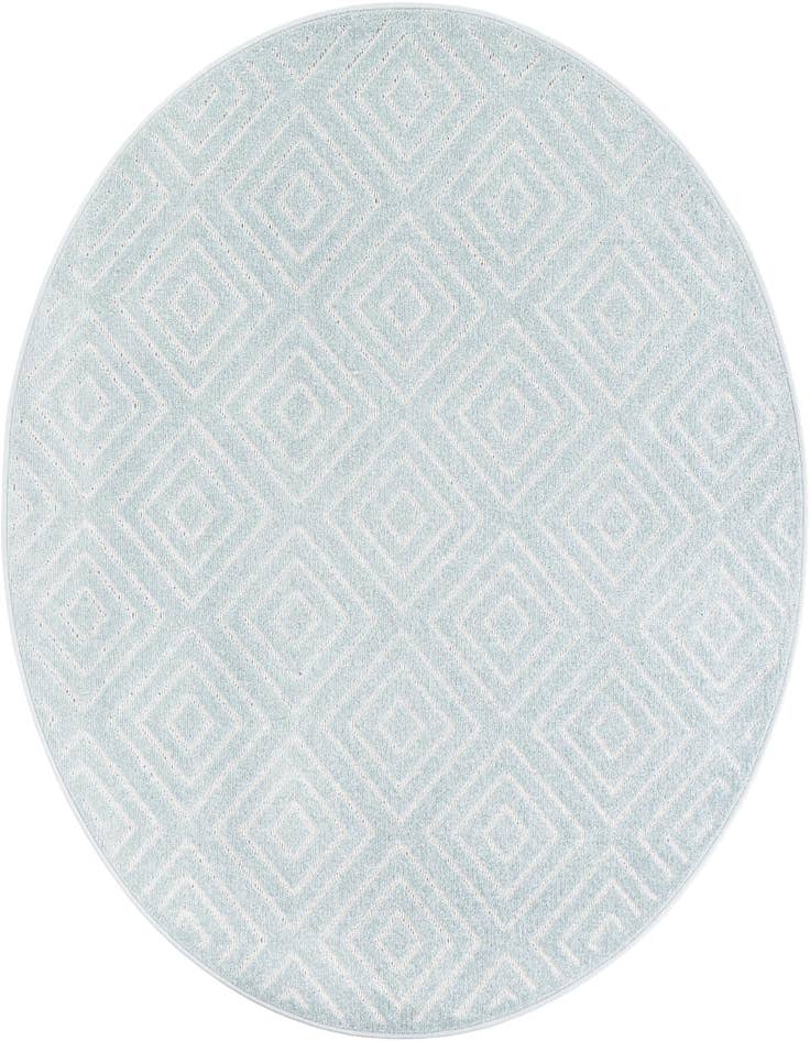 Detail image of 5' x 5' Easy-Clean Sabrina Soto Indoor / Outdoor Round Rug