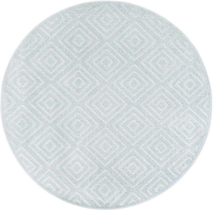 5' x 5' Easy-Clean Sabrina Soto Indoor / Outdoor Round Rug