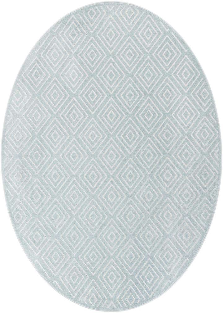 7' 10 x 7' 10 Easy-Clean Sabrina Soto Indoor / Outdoor Round Rug