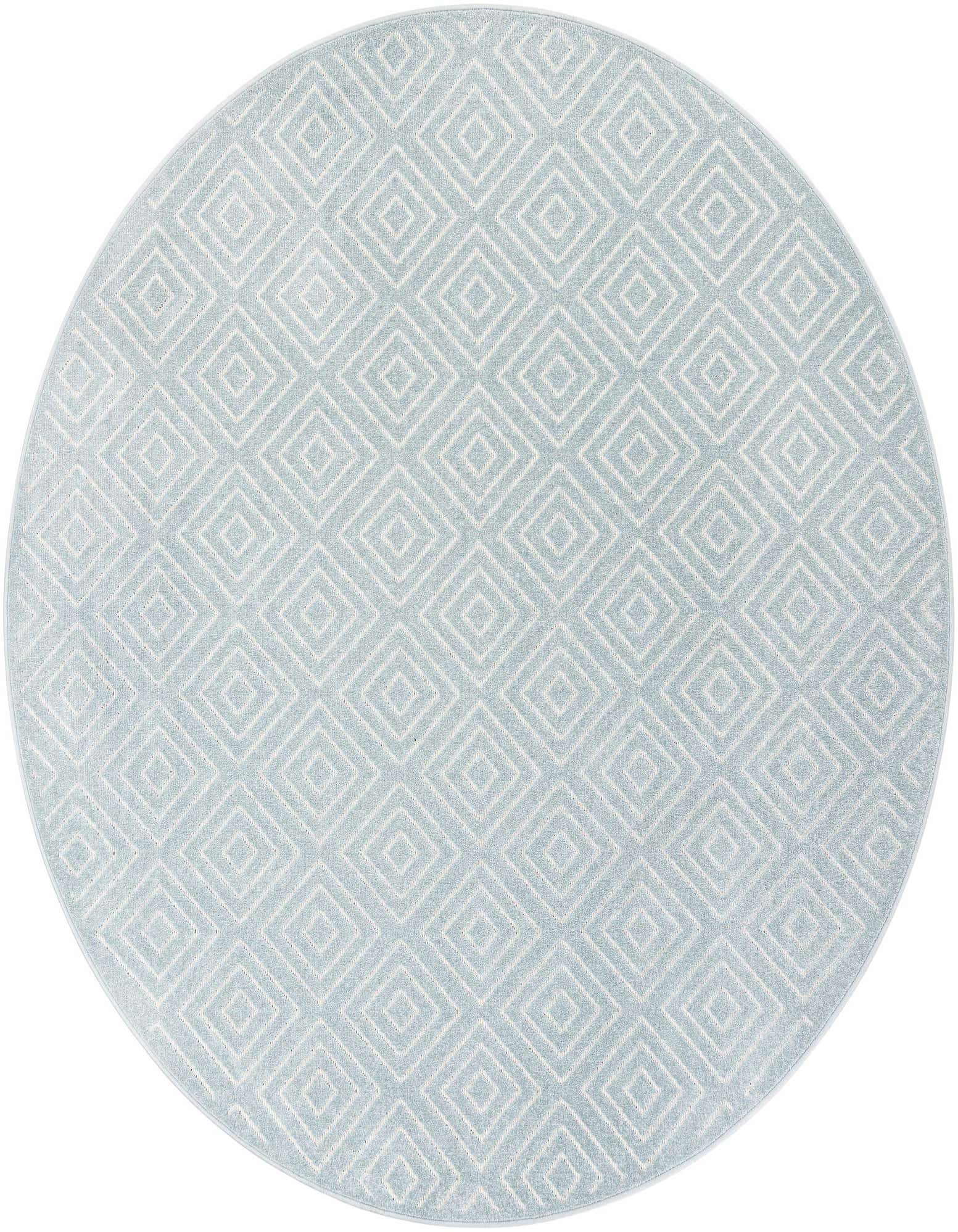 7' 10 x 7' 10 Easy-Clean Sabrina Soto Indoor / Outdoor Round Rug