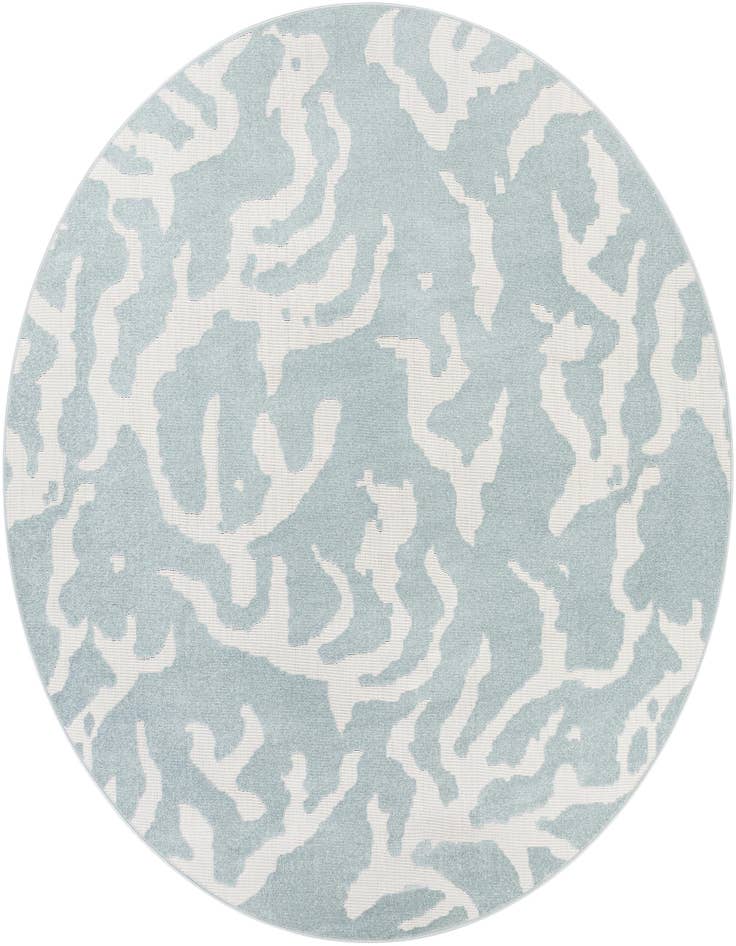 Detail image of 10' x 10' Easy-Clean Sabrina Soto Indoor / Outdoor Round Rug