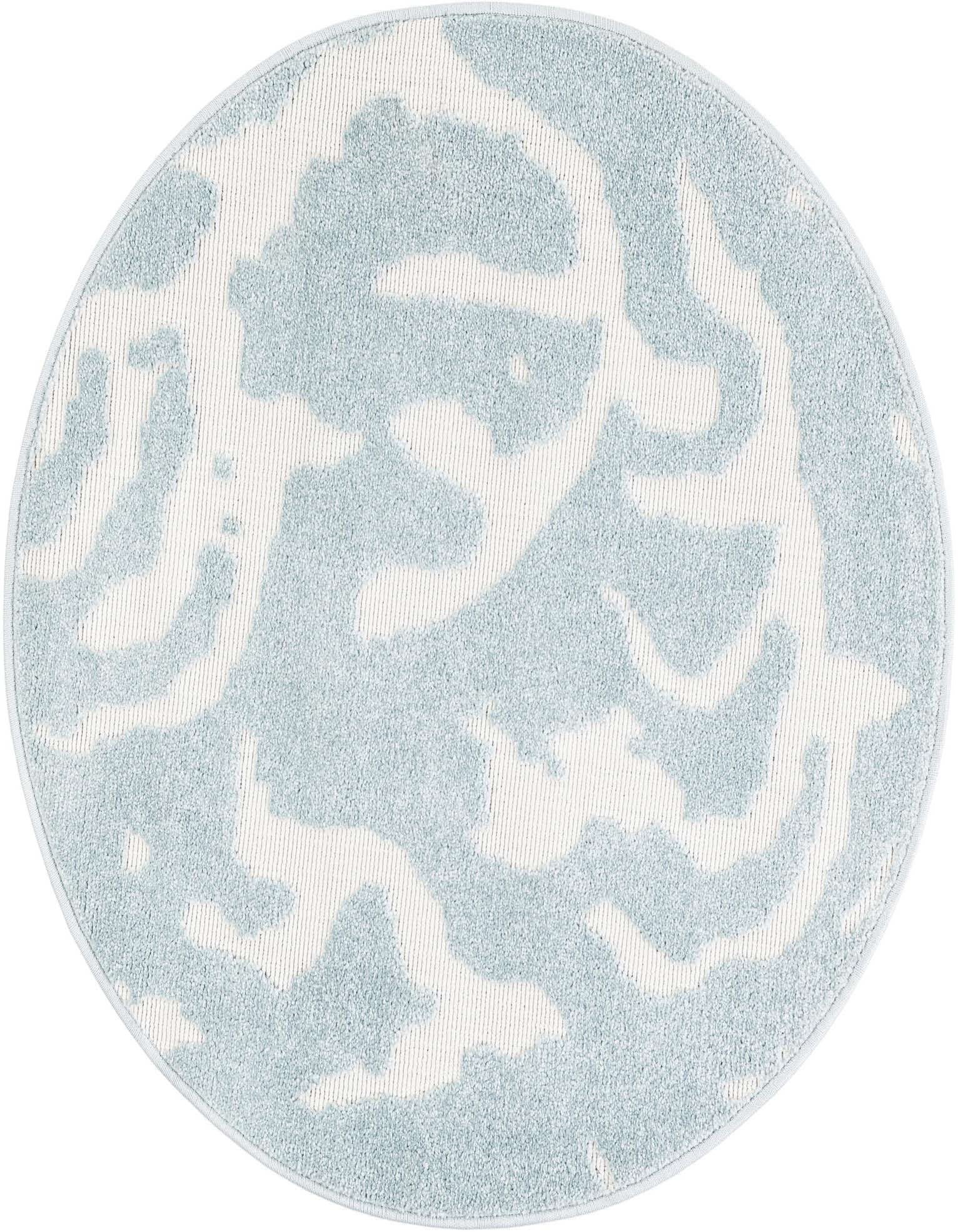 3' x 3' Easy-Clean Sabrina Soto Indoor / Outdoor Round Rug