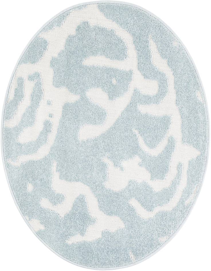 Detail image of 3' x 3' Easy-Clean Sabrina Soto Indoor / Outdoor Round Rug