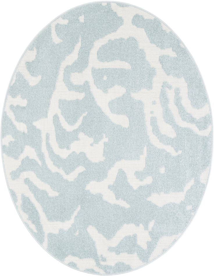 Detail image of 5' x 5' Easy-Clean Sabrina Soto Indoor / Outdoor Round Rug