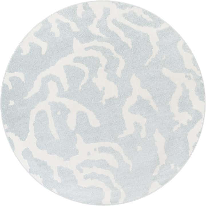 7' 10 x 7' 10 Easy-Clean Sabrina Soto Indoor / Outdoor Round Rug