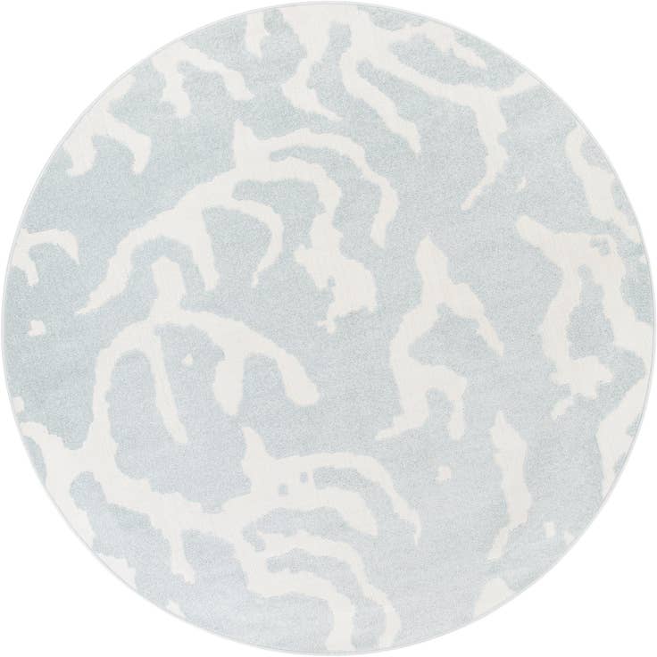 Detail image of 7' 10 x 7' 10 Easy-Clean Sabrina Soto Indoor / Outdoor Round Rug
