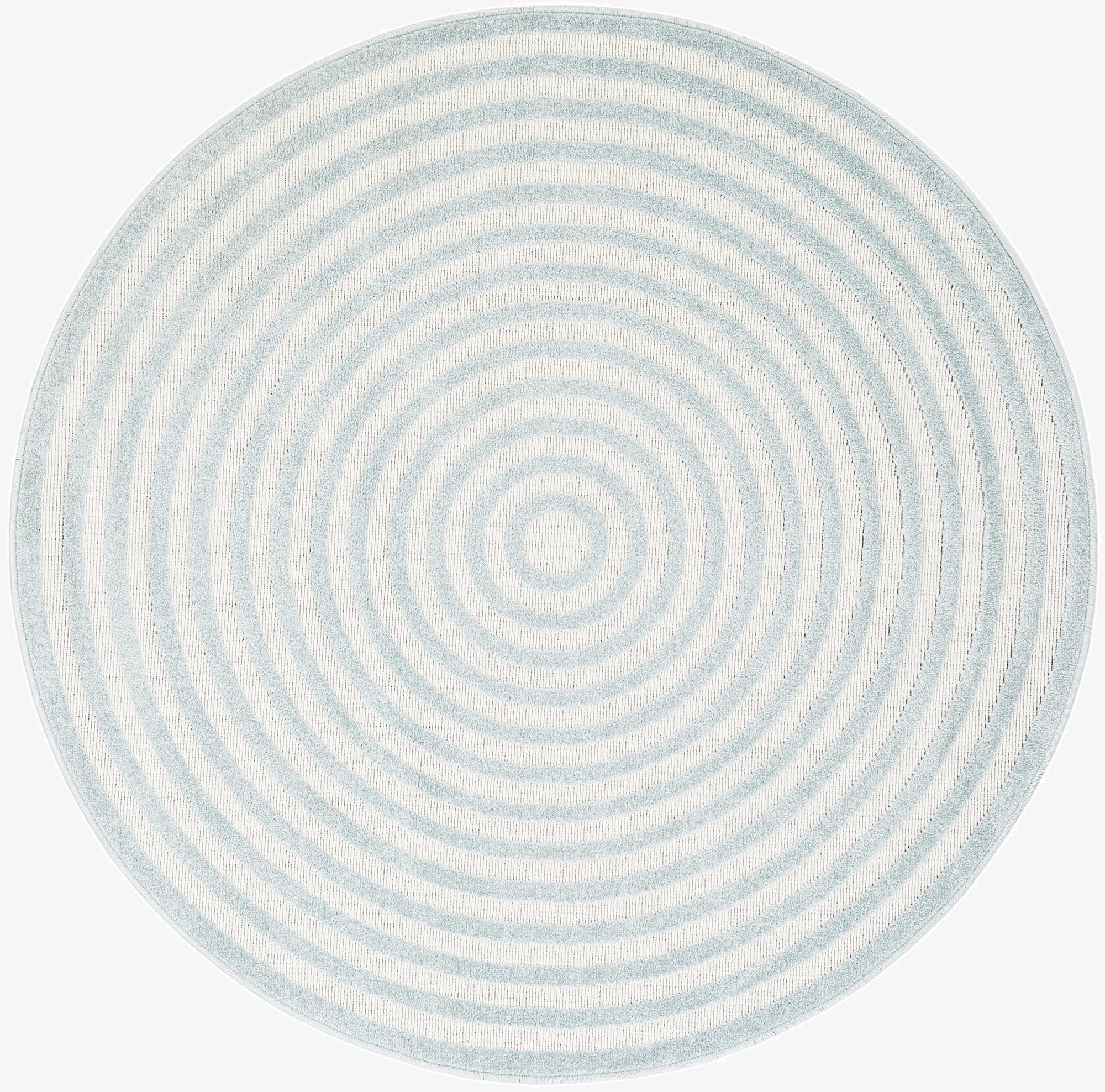 5' x 5'  Washable Sabrina Soto Indoor / Outdoor Round Rug