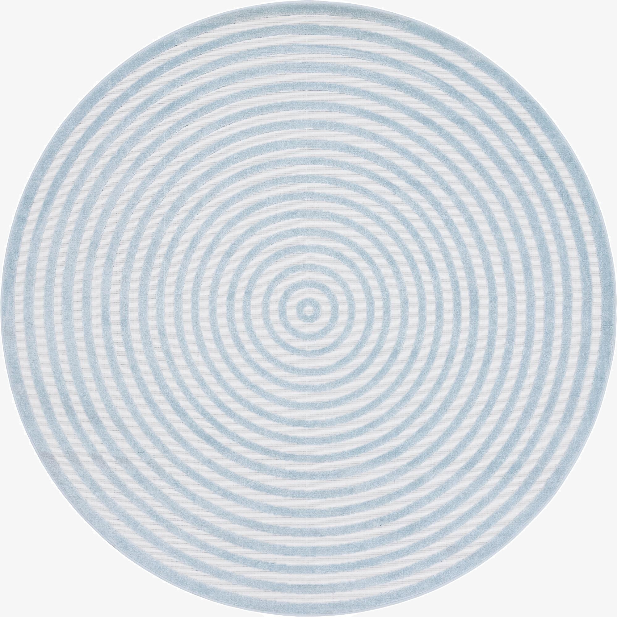 8' x 8'  Washable Sabrina Soto Prescott Indoor / Outdoor Round Rug