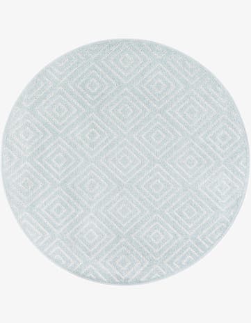 5' x 5' Easy-Clean Sabrina Soto Indoor / Outdoor Round Rug