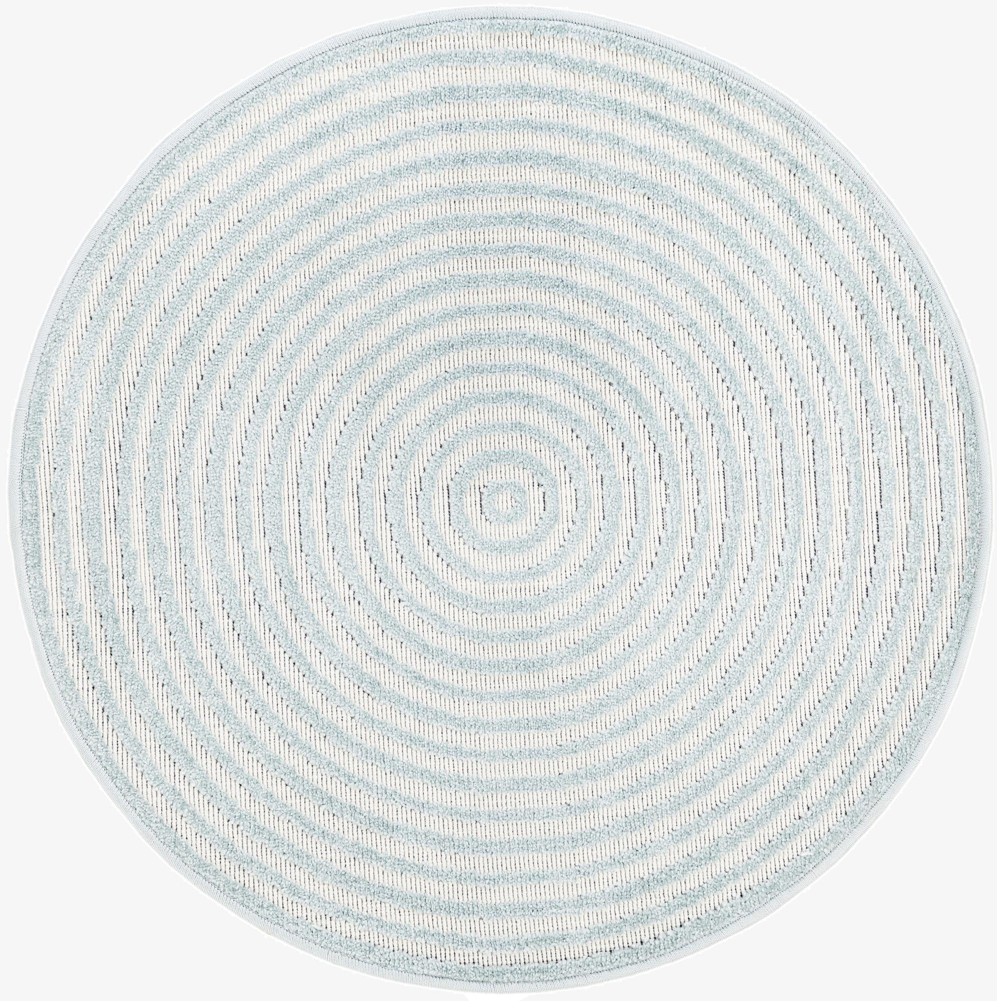 3' x 3'  Washable Sabrina Soto Indoor / Outdoor Round Rug