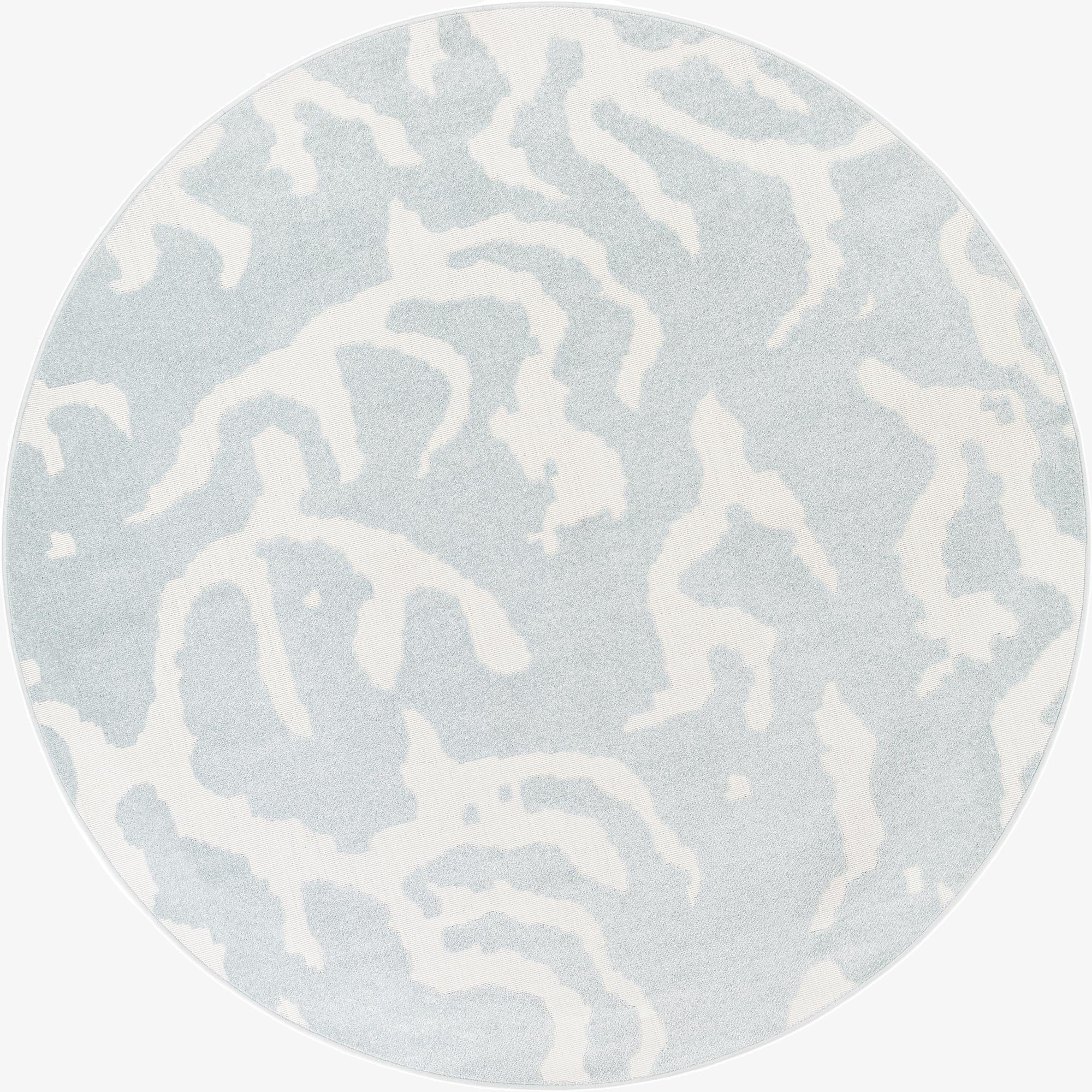 7' 10 x 7' 10  Washable Sabrina Soto Indoor / Outdoor Round Rug