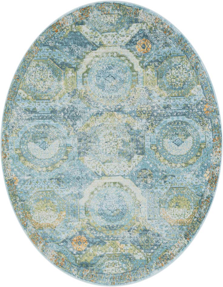 Detail image of 6' x 6' Santiago Round Rug