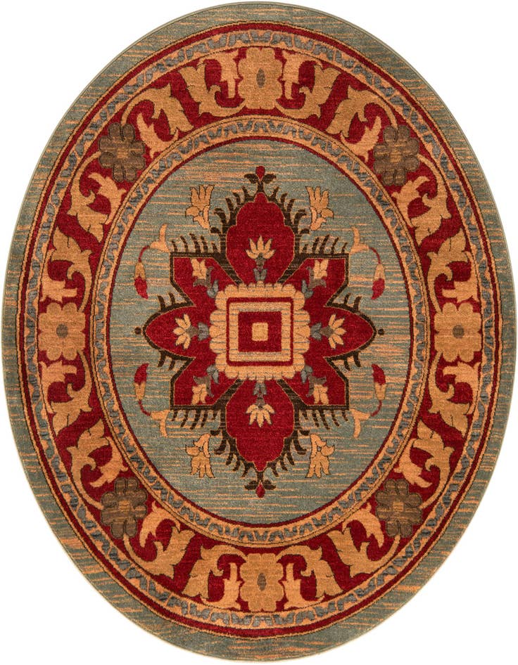 Detail image of 6' x 6' Serapi Round Rug