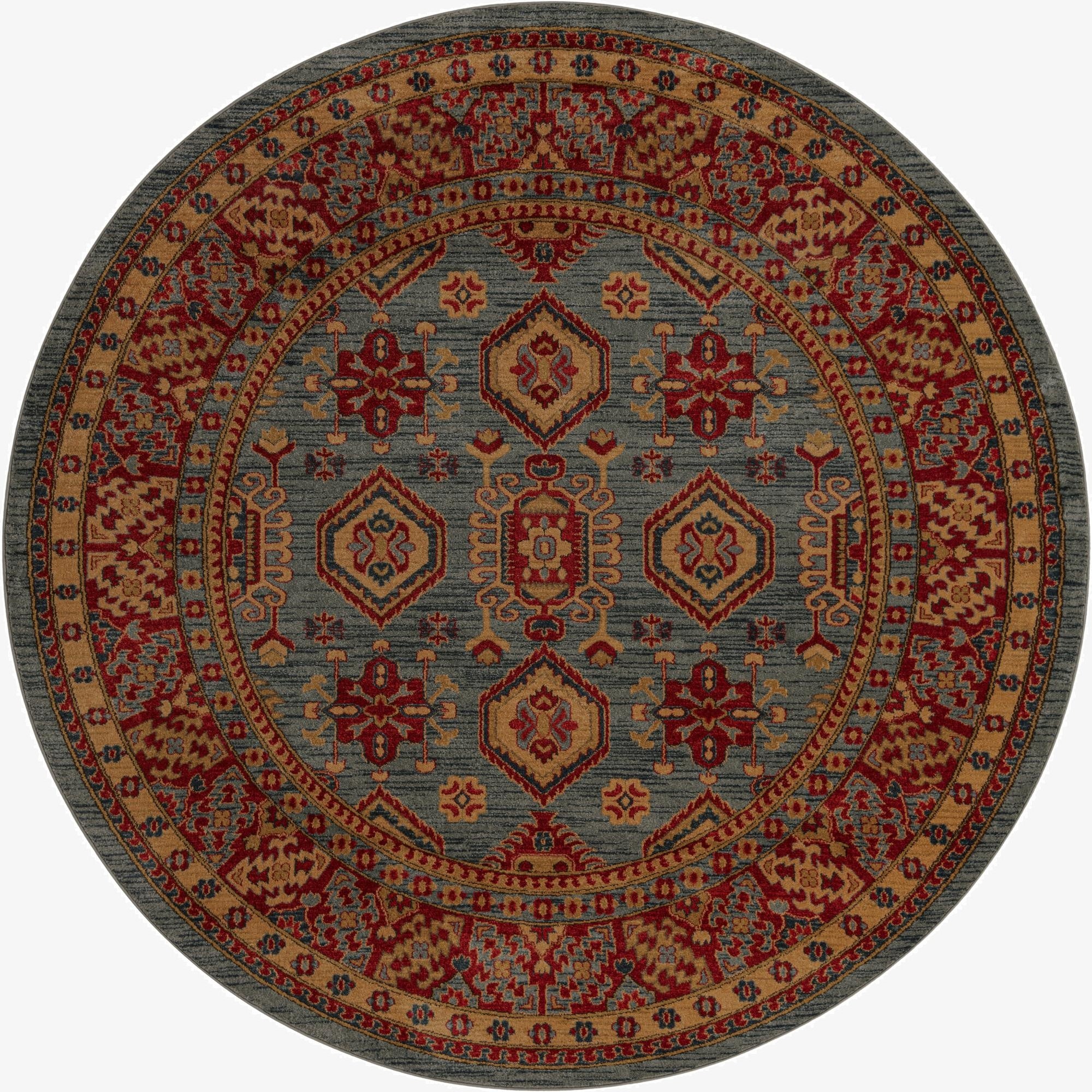 8' x 8' Serapi Round Rug