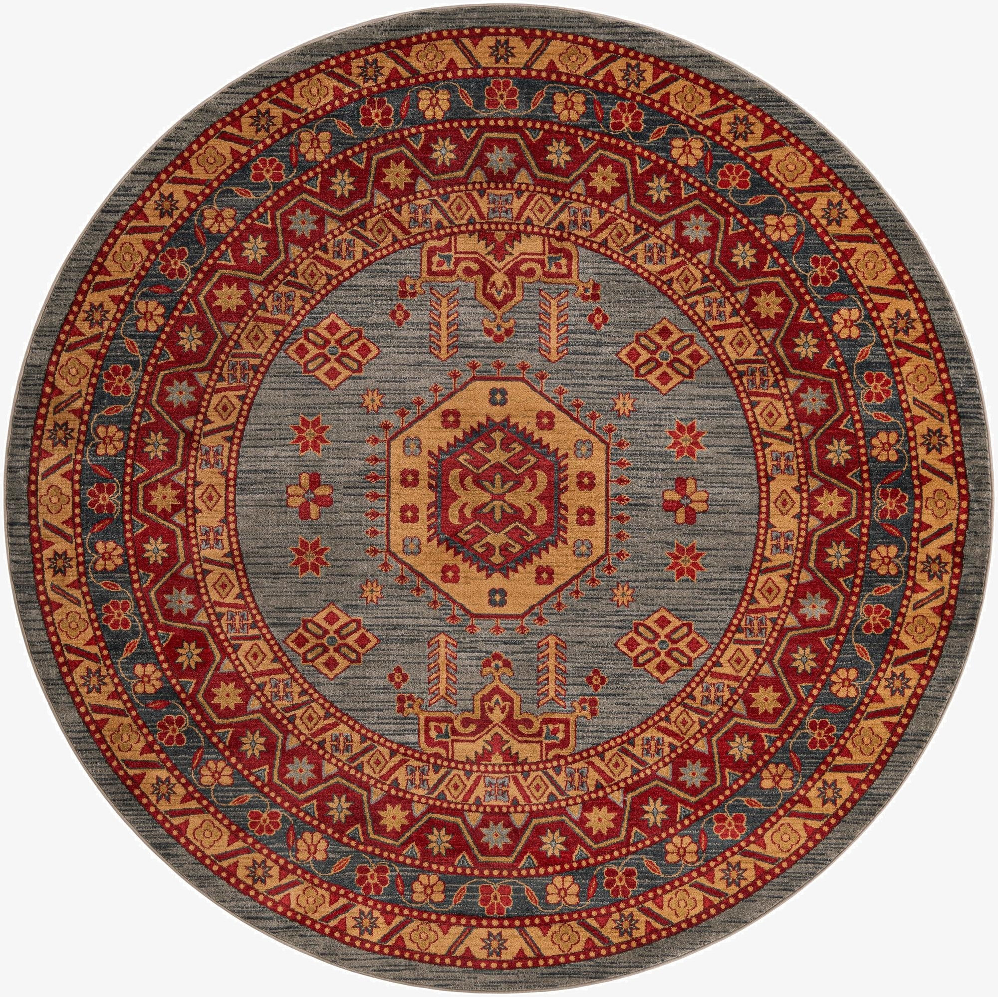 Primary image 8' x 8' Serapi Round Rug