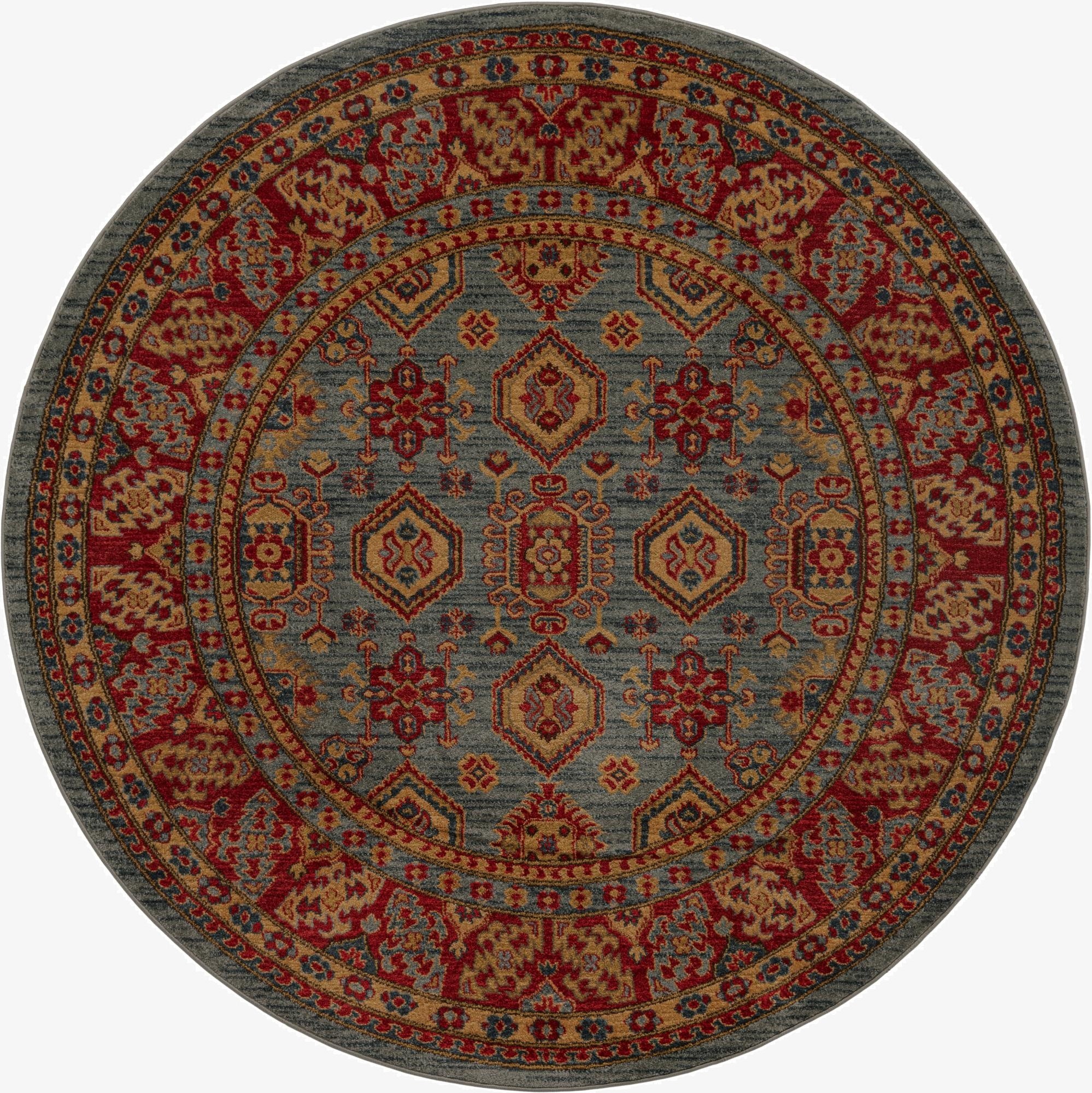 6' x 6' Serapi Round Rug