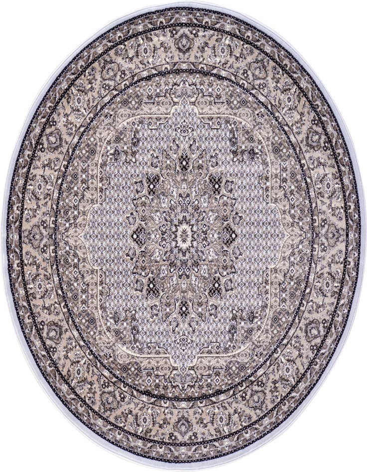 Detail image of 6' x 6' Tabriz Design Round Rug