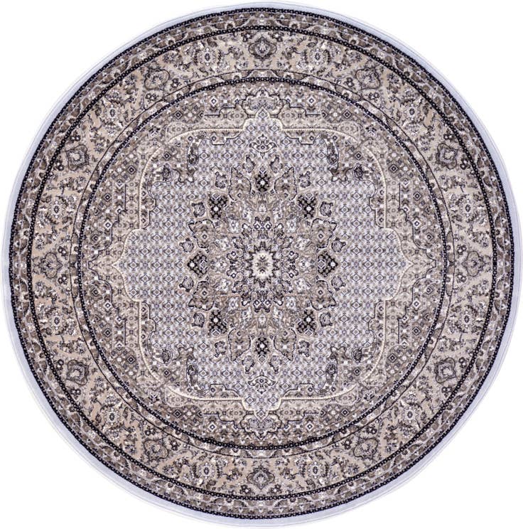 Detail image of 6' x 6' Tabriz Design Round Rug