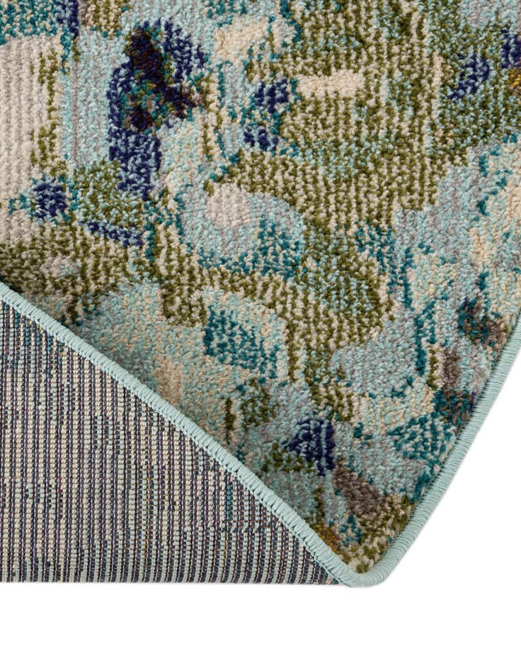 Detail image of 6' x 6' Washable Theia Round Rug