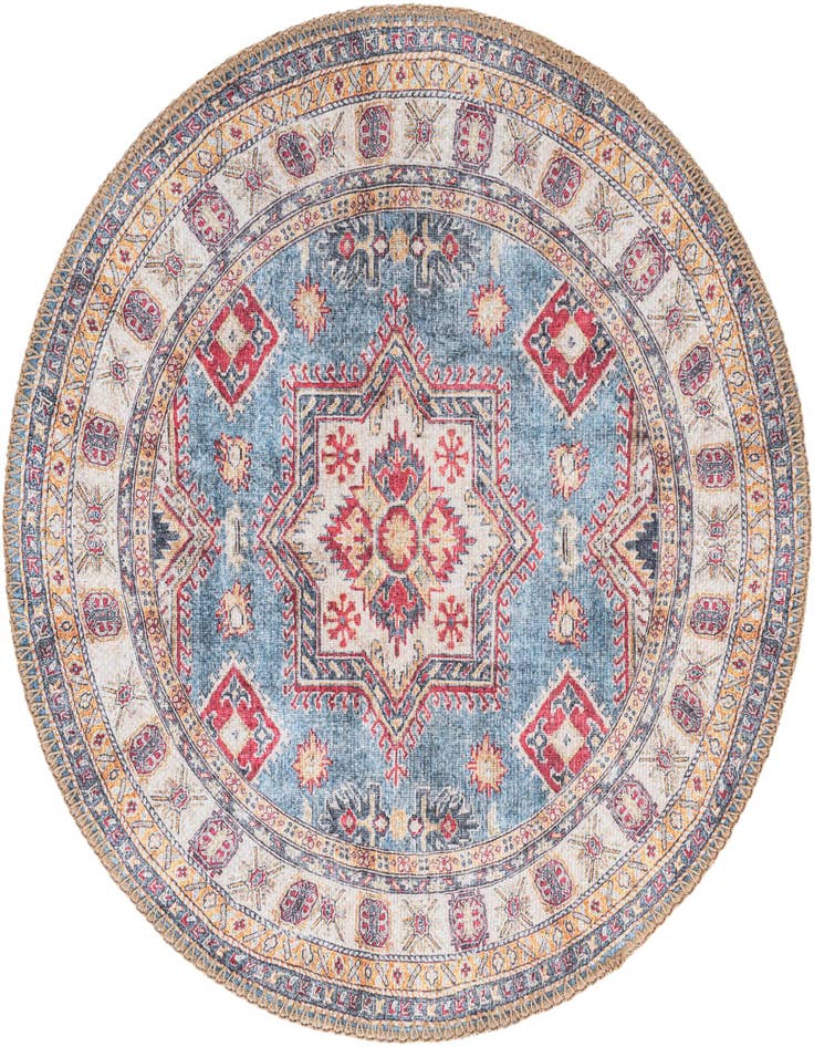 Detail image of 2' x 2' Washable Timeless Round Rug