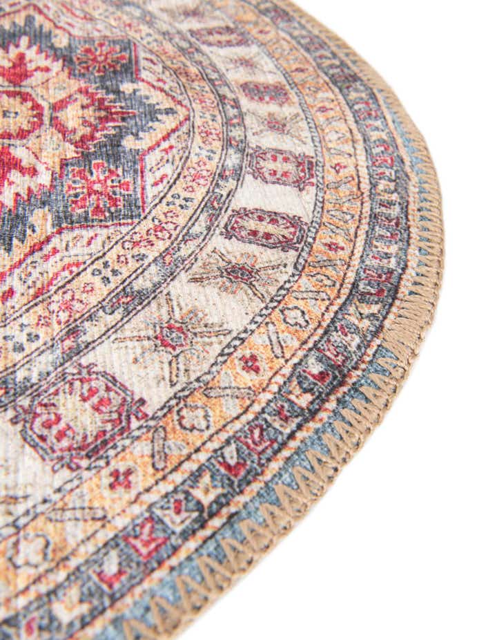 2' x 2' Washable Timeless Round Rug