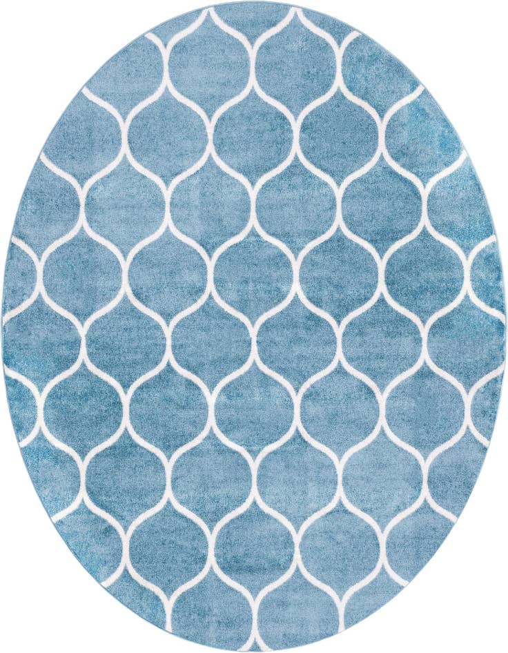 Detail image of 4' x 4' Trellis Frieze Round Rug