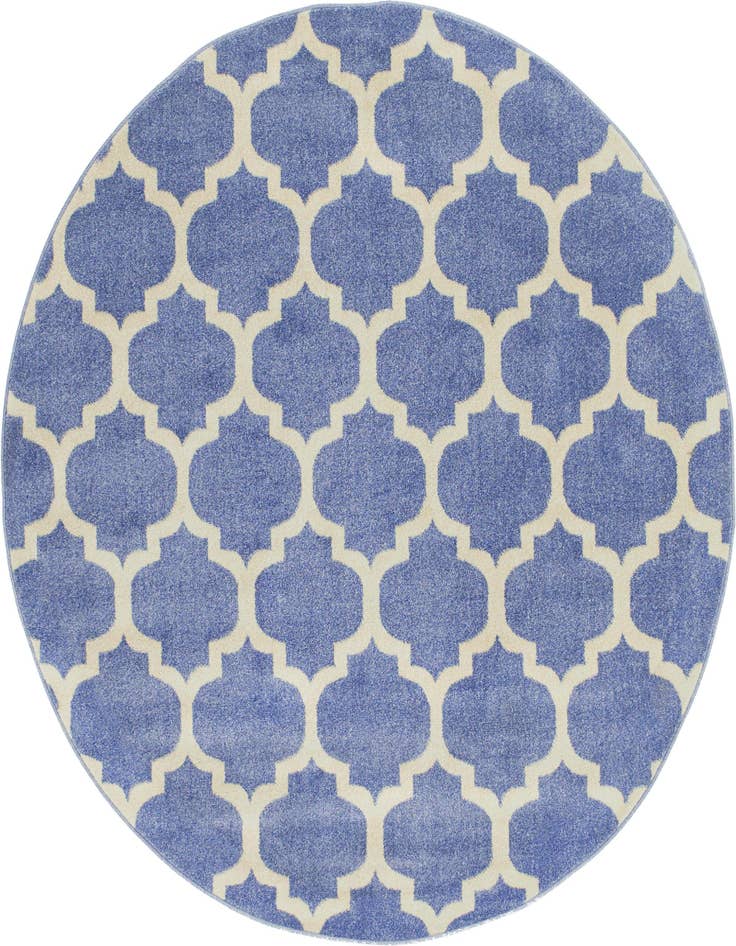 Detail image of 7' 10 x 7' 10 Trellis Round Rug