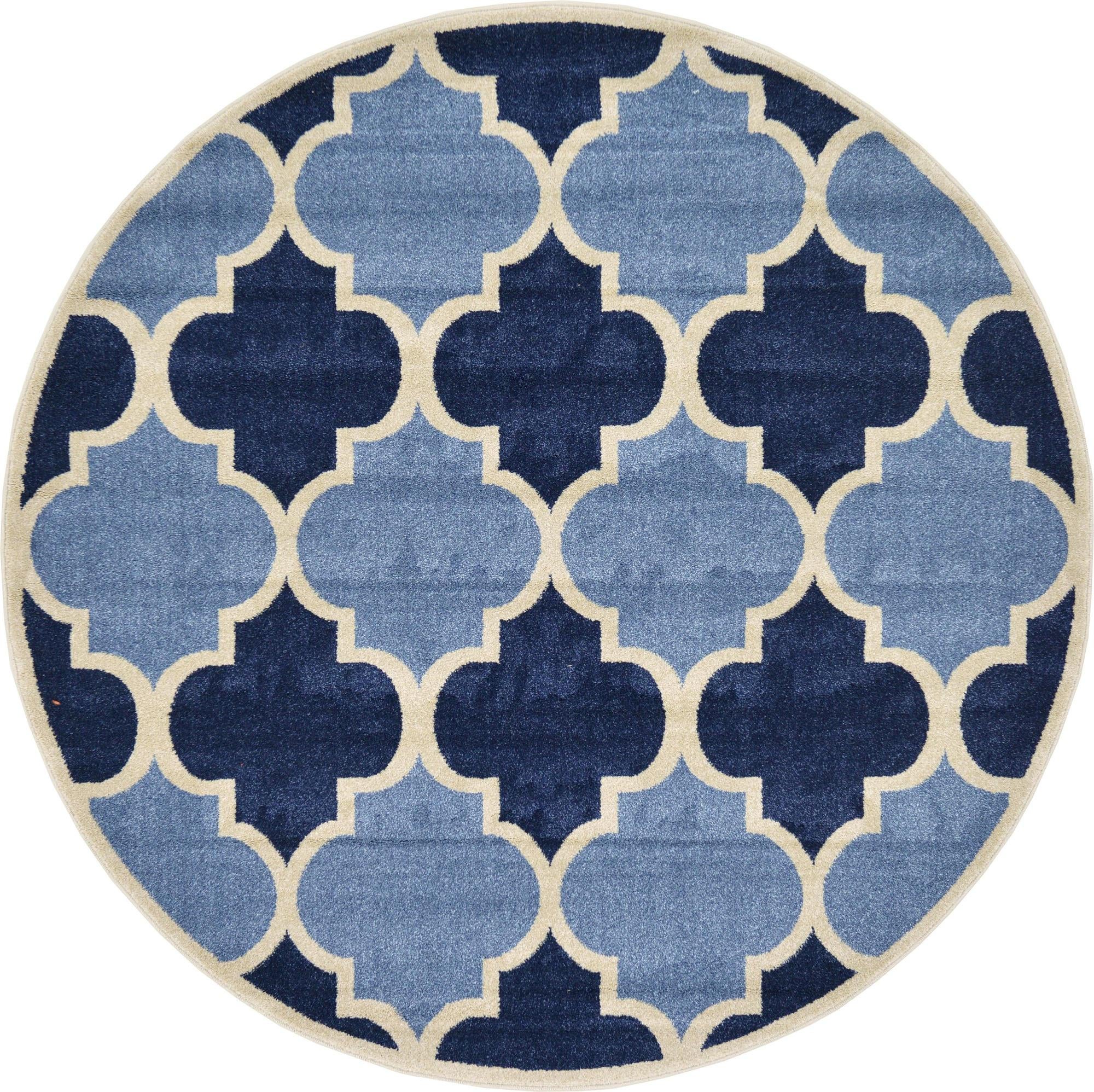 6' x 6' Trellis Round Rug