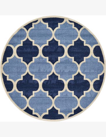6' x 6' Trellis Round Rug