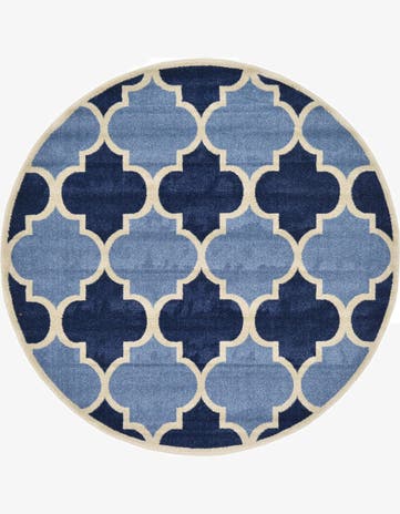 6' x 6' Trellis Round Rug