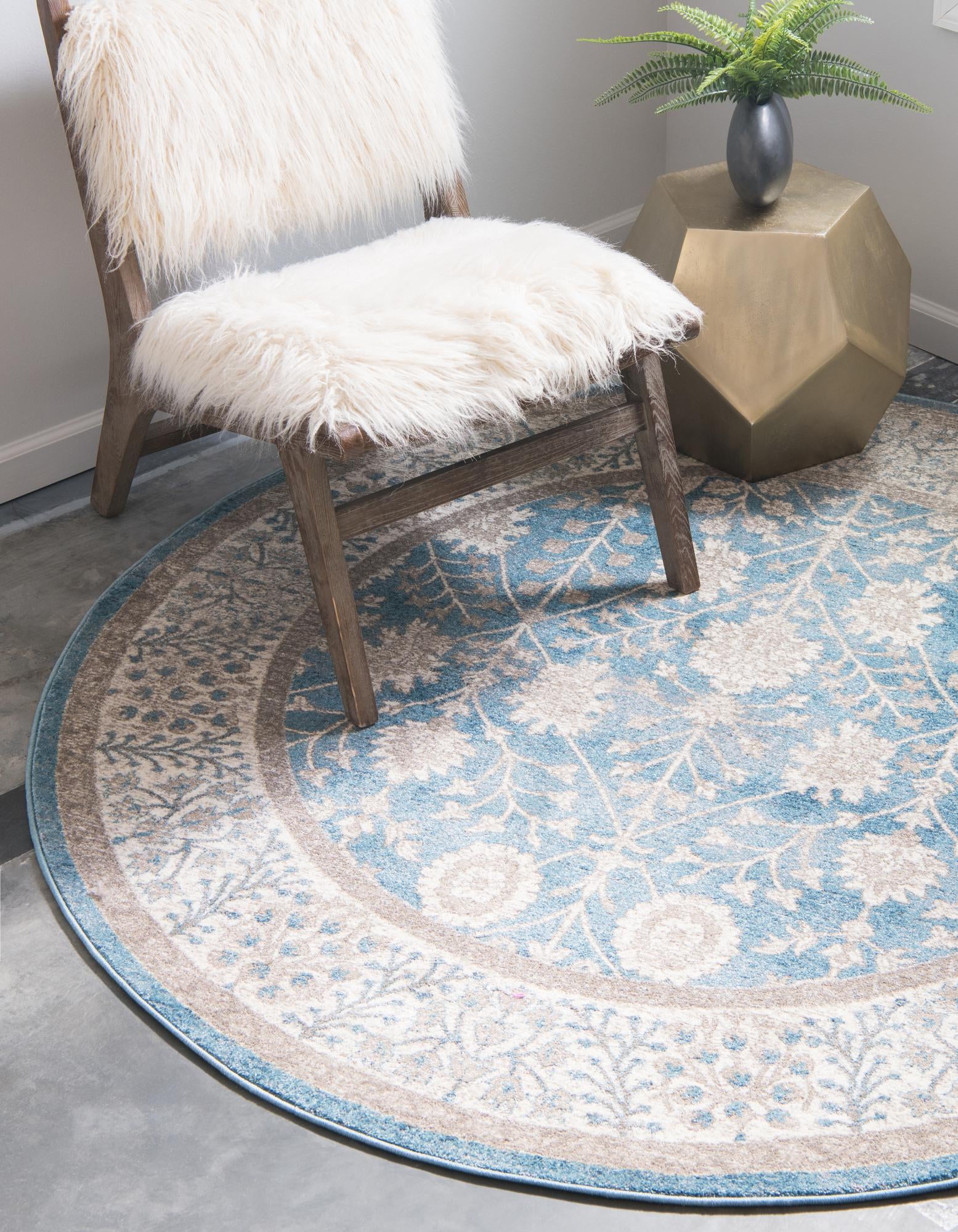 7' 3 x 7' 3 Vienna Round Rug