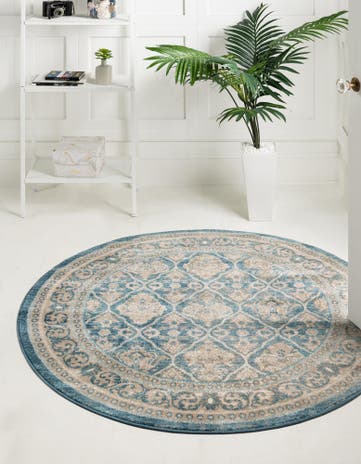 7' 3 x 7' 3 Vienna Round Rug
