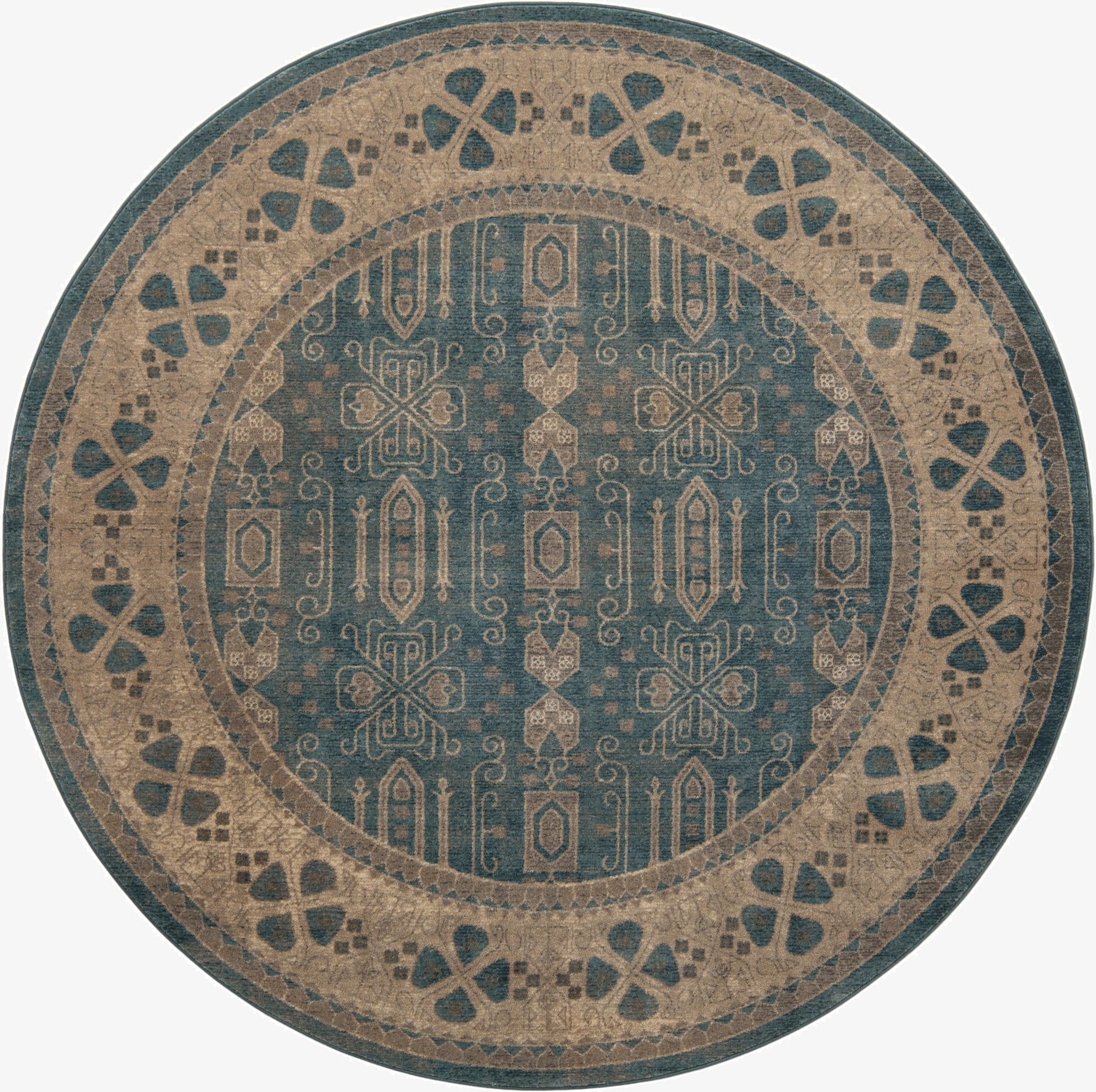 7' 3 x 7' 3 Vienna Round Rug