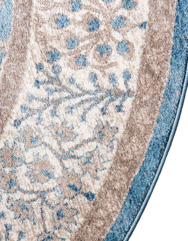 Detail image of 5' x 5' Viola Round Rug