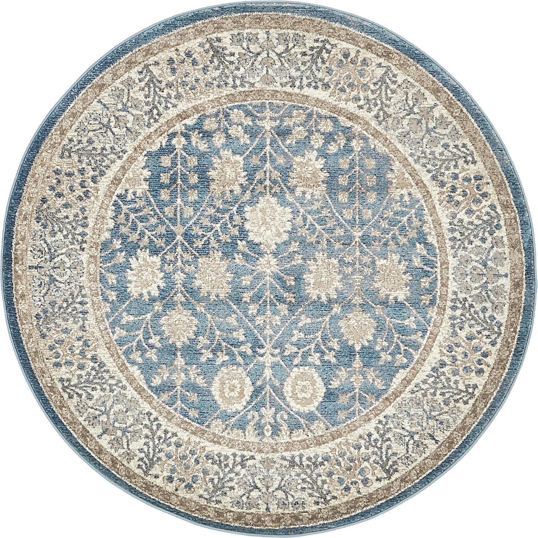 5' x 5' Viola Round Rug