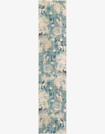 2' 7 x 13' 1 Washable Amalfi Runner Rug