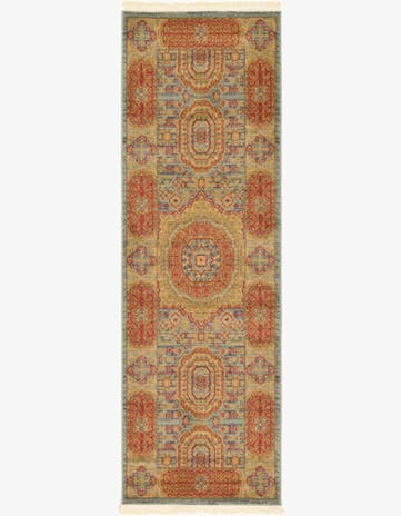 Light Blue Amina Runner Rug