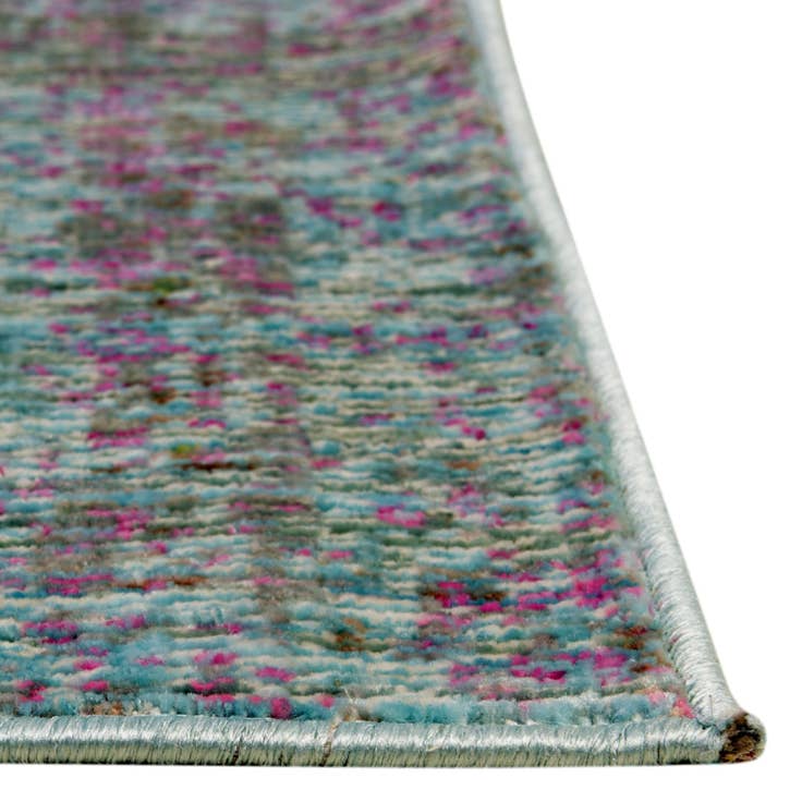 Detail image of 2' 7 x 9' 10 Aqua Runner Rug
